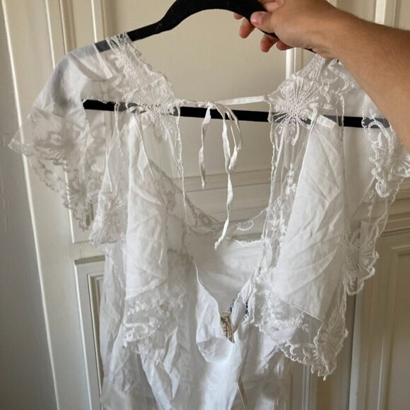 NWT Intimately Free People Bali Honeydew Bodysuit Optic White Sz M - Picture 9 of 12